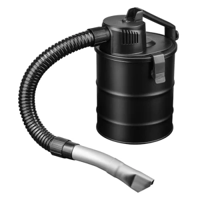 Image of Daewoo FLR00157, Ash Vacuum, For Cleaning Cold Off Log Burners, Fireplaces, Barbecues, Wood Stoves, Saunas And More, Black, 6 liters