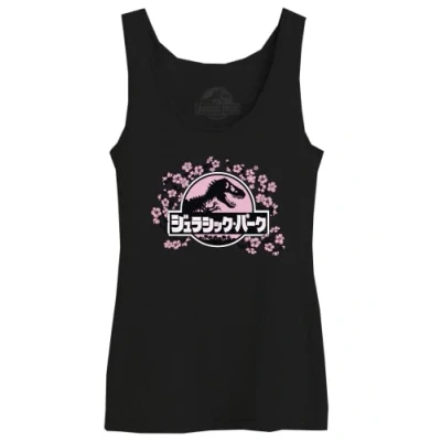 Image of Jurassic Park Women&#039;s Wojupamtk012 Tank Top, Black, S