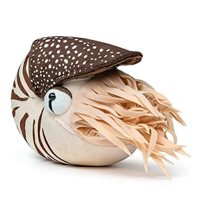 Image of lilizzhoumax Simulation Nautilus Plush Toy 20cm/8 Cute Realistic Animals Stuffed Toys Super Soft Home Decoration Cuddly Sea Creatures Collection Birthday Gift for Kids