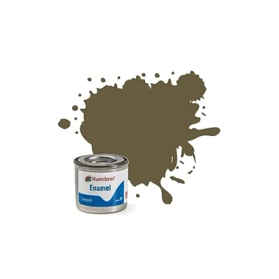 Image of Humbrol Model Paint AA0953 No 86 Light Olive Matt Tinlet 1 (14ml), Enamel Paints for Models, Plastic, Metal, Wood, Glass, Ceramics, and More, Touch Up Craft Kits