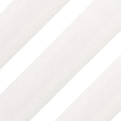 Image of Realm Bias Binding Tape, Cotton, 1 Inch / 25mm 5 Metres (Ivory)