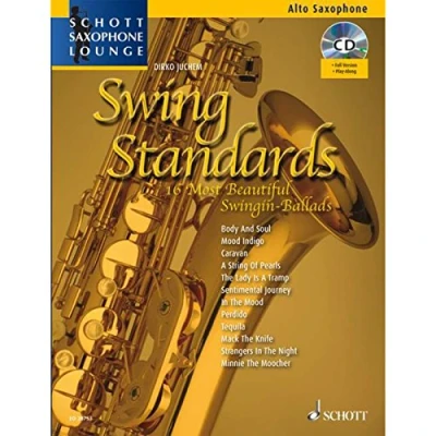 Image of Swing Standards: 16 Most Beautiful Swingin&#039; Ballads: Alto Saxophone with CD