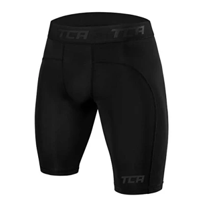 Image of TCA Men&#039;s Pro Performance Compression Base Layer Thermal Under Shorts Cabernet, L Men