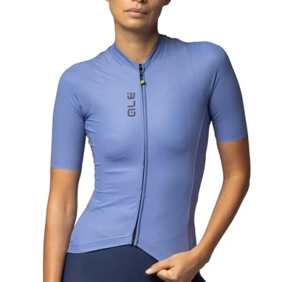 Image of Alé Cycling Women&#039;s Pragma Colour Block Short Sleeve Jersey, Iris, L