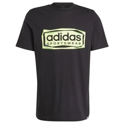 Image of adidas Men&#039;s Folded Sportswear Graphic Tee, Shadow red, L Tall