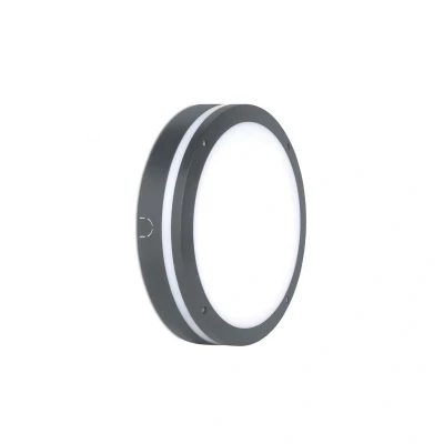 Image of Halo CCT Anthracite 12W Wall Light Emergency &amp; Microwave Sensor Collingwood