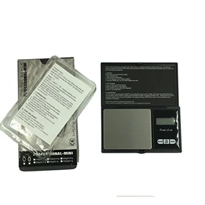 Image of Digital Pocket Scale, Portable Scale 500g 0.01g ,Black