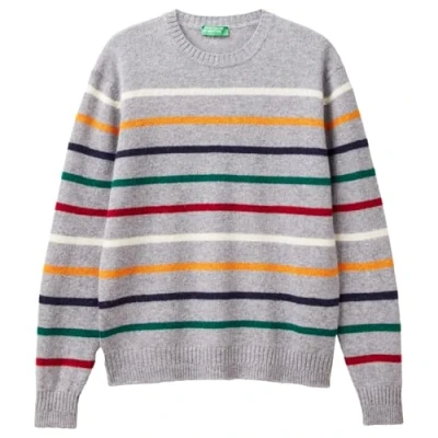 Image of United Colors of Benetton Men&#039;s Jersey G/C M/L 103mk107u Sweater, Grey, XXL