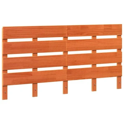 Image of vidaXL Headboard Wax Brown 140 cm Solid Wood Pine