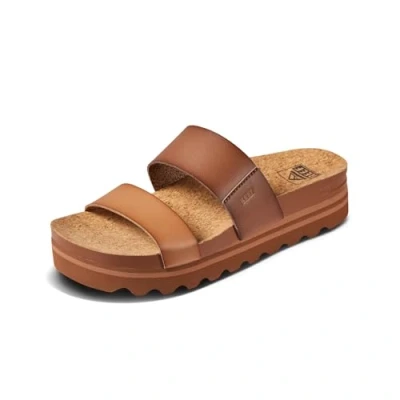 Image of Reef Cushion Vista HI Slippers, Women&#039;s, Size: 8, Espresso duo shoes