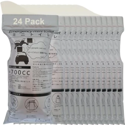 Image of Centhird Urine Bags Disposable Pee for Men Women 700ml 8Pack, Portable Urinal Toilet Camping Travel Car Vomit Bag, Urinals Bag with Gel Female Male Kids Children Pregnant