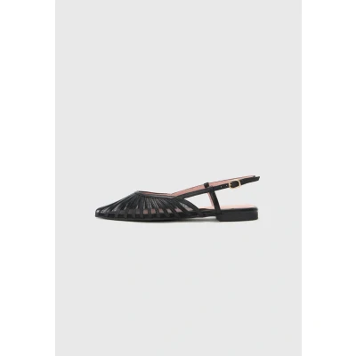 Image of Pretty Ballerinas Sandals, Women&#039;s, Size: 3, Black Leather and textile
