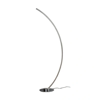 Image of Lindby Amaro Floor Lamp Chrome/White