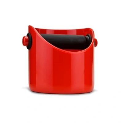 Image of Grindenstein knock off container for coffee grounds, red