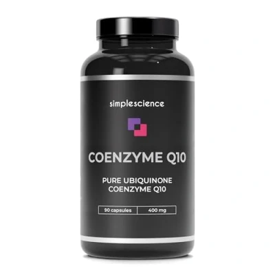 Image of Ultra Pure CoQ10 400MG 90 Servings &gt;99% Ubiquinone Coenzyme Q10 High Strength Antioxidant Supplement Lab Tested Naturally Fermented UK Manufacture, GMP and Non GMO