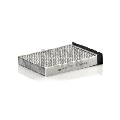 Image of 7701064235, 8671017374 Pollen Filter MANN CUK 2316 Activated Carbon 255mm 186mm 42mm RENAULT: MEGANE 2, 2 Kombi