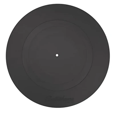 Image of Electrohome Turntable Platter Mat (Black Rubber) Durable Silicone Design for Vinyl Record Players (PENTRP)