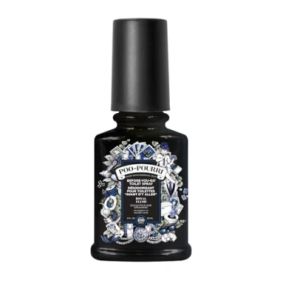 Image of Pourri Bathroom Air Freshener Spray Before You Go Poo Toilet Royal Flush Deodorizer Traps Odors Under the Water&#039;s Surface Plant Based Essential Oil (59 ml)