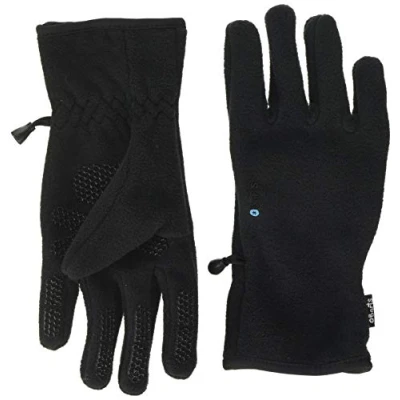 Image of Barts Unisex Kids Fleece Gloves, Black, Size 6 (10 12 years)