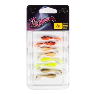 Image of Fox Rage UV Micro Fry 4cm Qty 8 NMC061