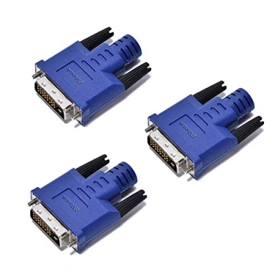 Image of EVanlak DVI Dummy Plug Functionally Stable Headless Ghost Virtual Display RGB Monitor Emulator Operating System Boot/Load Resolutions 1920x1080@60hz up to2560x1600@60Hz 2P