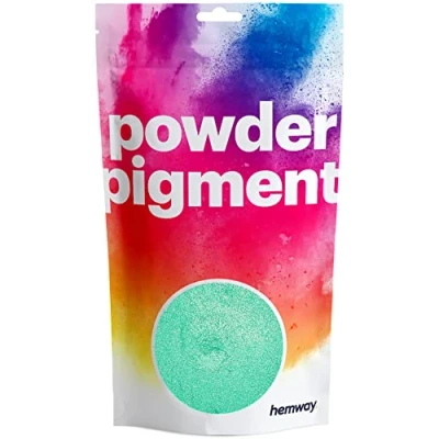 Image of Hemway Epoxy Dye Pigment Powder Colour Ultra Sparkle Metallic Pigments for Resin Polyurethane Jade Green 50g / 1.75oz