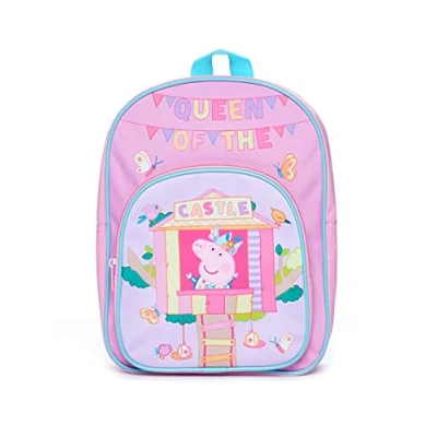 Image of Peppa Pig Queen Of The Castle Childrens Backpack Pink