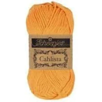 Image of Scheepjes Cahlista 411 Sweet Orange Yarn 1x50g