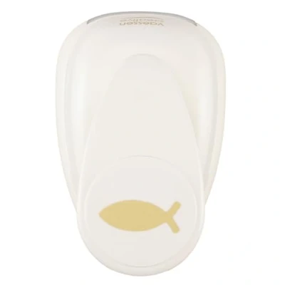 Image of Vaessen Creative Craft Paper Punch Fish 1,9 x 4,9 cm Circle Cutter for Crafting and Card Making