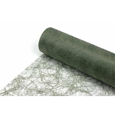 Image of Protinam Table Runner, Polyester, 6605 Moss Green, 20m
