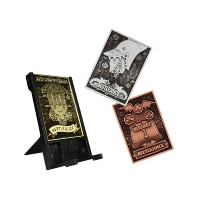 Image of Cable Guys Beetlejuice Digiplate Phone stand and Metal Plate Collectibles