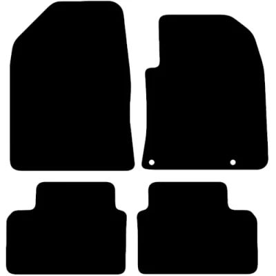 Image of Carsio Tailored Carpet Car Floor Mats For Kia XCeed 2019+ Onwards Fit Mat Complete Accessory Black Custom Fitted All Weather, Anti Slip Backing &amp; Trim