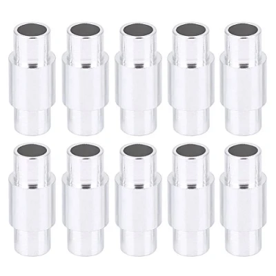 Image of Dilwe Inline Skates Spacer, Wheel Bearing Spacers, 10Pcs Aluminium Speed Spacer Spacers for Standard Skate Wheels 8mm 6mm Axles