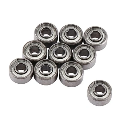 Image of 10pcs 693ZZ Micro Steel Deep Notch Ball Bearing 3x8x4mm Miniature Double Shield