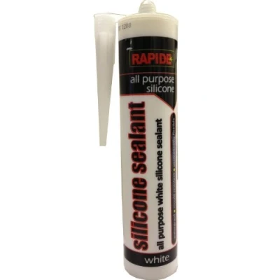 Image of Flexible All Purpose Waterproof Silicone Sealant White