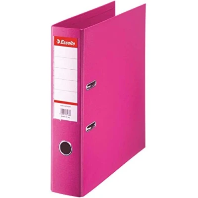 Image of Esselte 320350 Standard Lever Arch File A4 Polypropylene Fuchsia 75 mm Spine