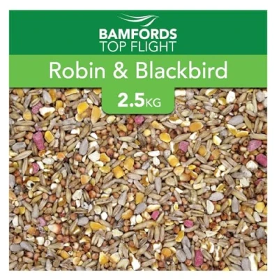Image of Bamfords Robin &amp; Blackbird Wild Bird Food Wheat Free 2.5kg