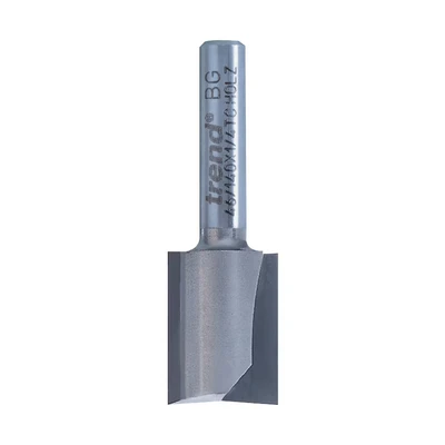 Image of Trend Professional Straight Two Flute Router Cutter, 1/2 Inch Shank, 12mm Cut Diameter &amp; 50mm Length, Tungsten Carbide Tipped, 3/73X1/2TC