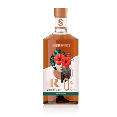 Image of SOBER Spirits Non Alcoholic 0.0% Rum The Worlds Only Alcohol Free Made From Real IWSC Award Gold Winner No Added Sugar Artificial Flavours &amp; Colourings Vegan Friendly 50cl