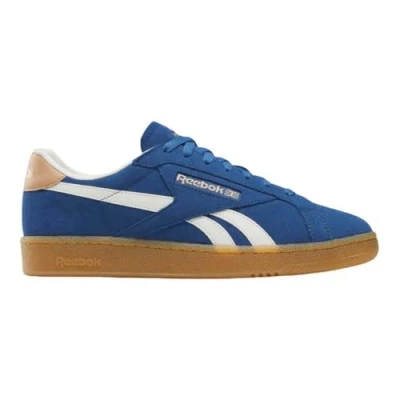 Image of Reebok Classic CLUB Grounds UK Unisex Trainers, Size: 9.5, Twilight blue/clay/chalk Suede