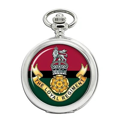 Image of Giftshop UK Loyal Regiment, British Army Full Hunter Pocket Watch