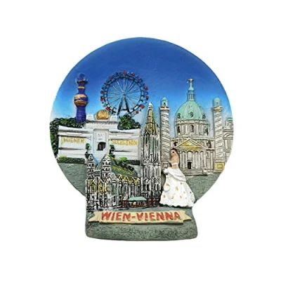 Image of Vienna Austria 3D Refrigerator Magnet Travel Sticker Souvenirs,Home &amp; Kitchen Decoration Fridge from China