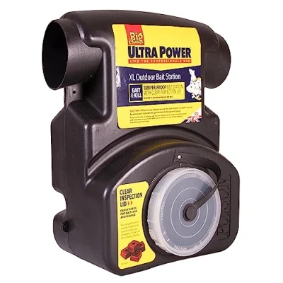 Image of The Big Cheese Ultra Power XL Outdoor Bait Station, Reusable, Lockable, Durable, Tamper Resistant, Indoor and Use