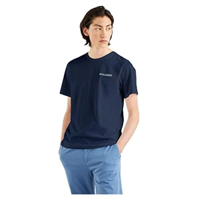 Image of Dockers Men&#039;s Logo Tee T Shirt, Pembroke + Stencil, XS UK