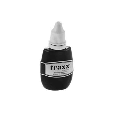 Image of Stamp Pad Refill Ink Traxx 7011 Waterbased Endorsing 28ml High Quality Black