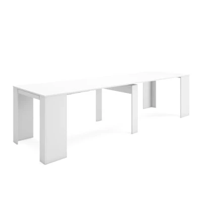 Image of Skraut Home Extendable Console table Folding Dining 300 For 14 diners Modern Style White