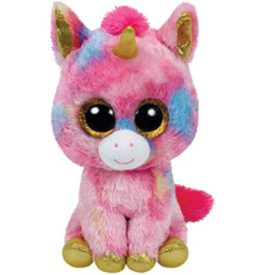 Image of TY TY36819 Fantasia Unicorn Large 40cm Beanie Boos, Pink, 42 cm