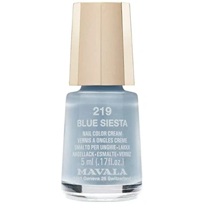 Image of Mavala Chill &amp; Relax 2020 Nail Polish Collection Blue Siesta (219) 5ml