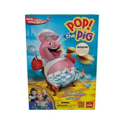 Image of Goliath Games Pop The Pig with 24 pc Puzzle Kids For ages 4+ 2 6 players
