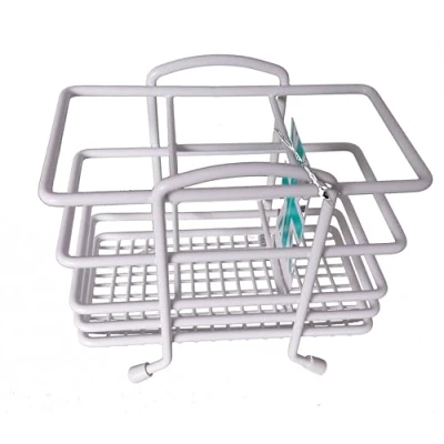 Image of Delfinware Cutlery Drainer/Basket Free Standing (2570) (White)